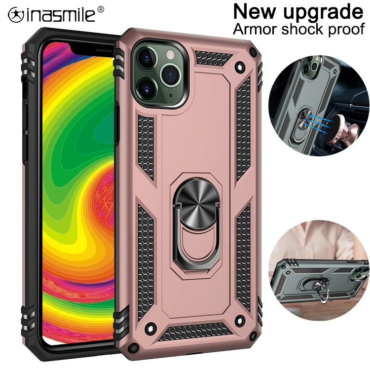 Потрясающее кольцо чехол с Умной крышкой и подставкой для iPhone 11 6 6S 7 8 плюс Чехол