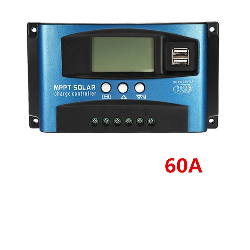60A 100A MPPT солнечная панель регулятор заряда батареи контроллер 12 V/24 V Автоматическое отслеживание фокусировки - Цвет: 60A