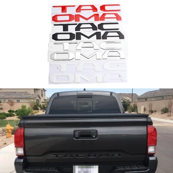 

For Toyota Tacoma Logo Mr2 4runner Fortuner CHR Prius Sequoia Camry Rav4 ABS Car Rear Badge Letters Sticker Auto Assessoires