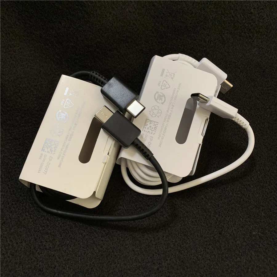 10pcs/lot Original Quality For Samsung Note 10 S20 White/Black Type C to Usb Charging Cable Note10 |