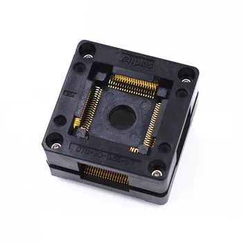 

TQFP80 FQFP80 QFP80 OTQ-80-0.65-07 Burn in Test Socket Pitch 0.65mm IC Body Size 14x14mm Test Adapter