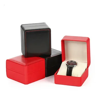 

High Quality PU Leather Watch Gift Boxes for Jewellery Bracelet Jewelry Display Box for Men Watch Organizer Gift Box Packaging
