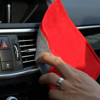 

1PCS Car Chamois Leather Absorb Car Washing Wipe Towel Clean Cloth For Porsche 911 Macan 718 Boxster Cayenne Cayman Panamera