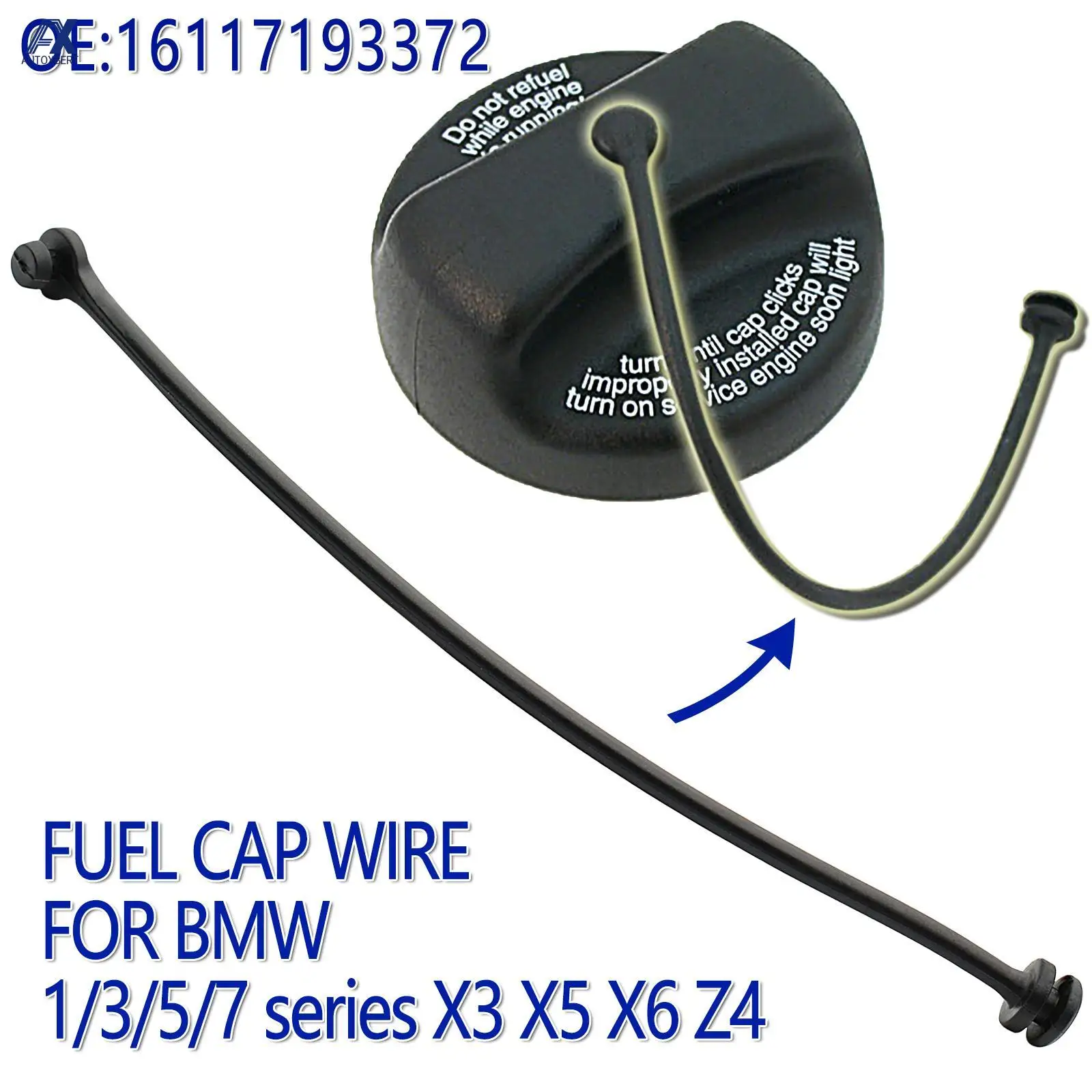 Car Oil Fuel Cap Tank Cover Line Petrol Diesel For BMW E81 E82 E87 E88 E46 E90 E91 E92 E93 E60 E61 E63 E64 E65 E66 X3 X5 X6 Z4