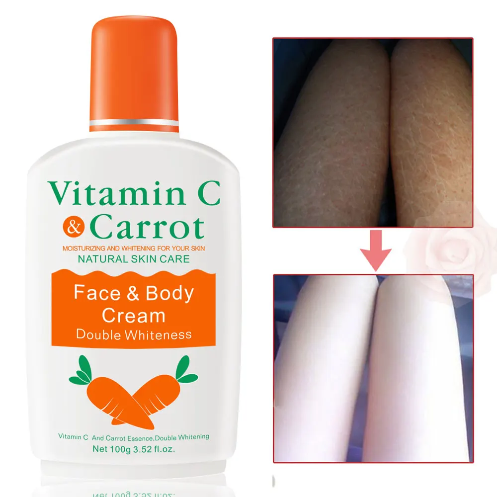 Витамин С морковь отбеливающий для лица отбеливающий крем для кожи увлажняющий лосьон для тела крем для осветления кожи