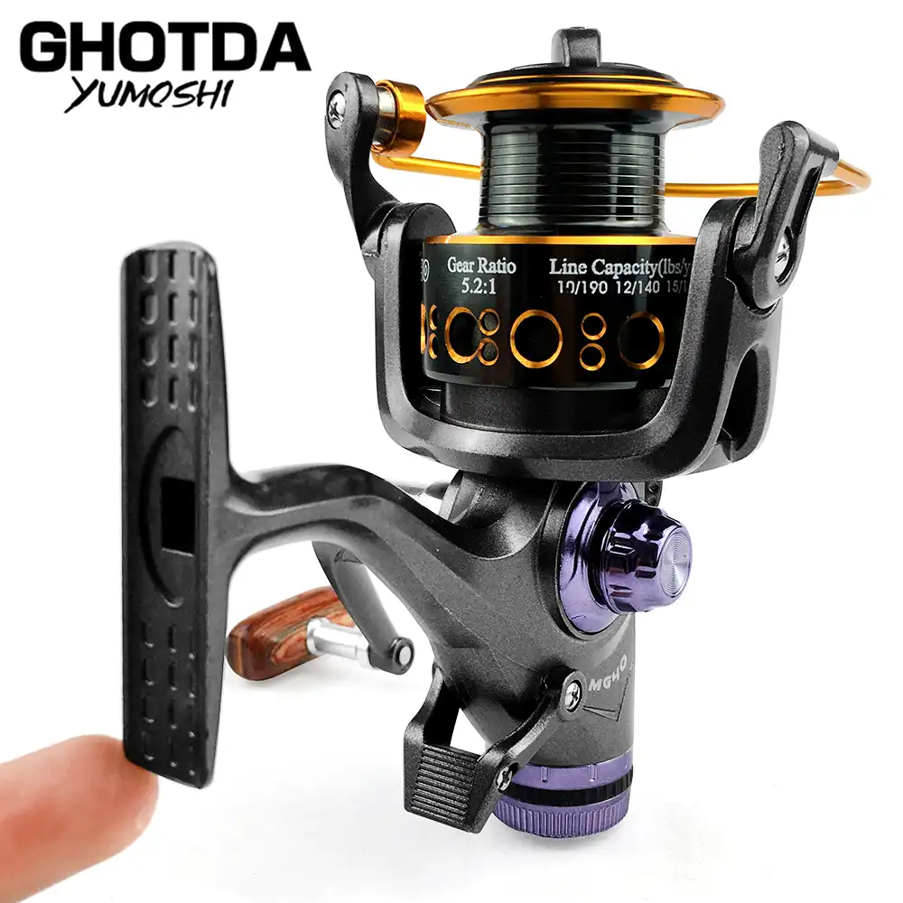 釣り5 2 1 5 0 1高速金属スプールデュアルブレーキシステムスピニングリール海水ブレーキリール 釣りリール Aliexpress