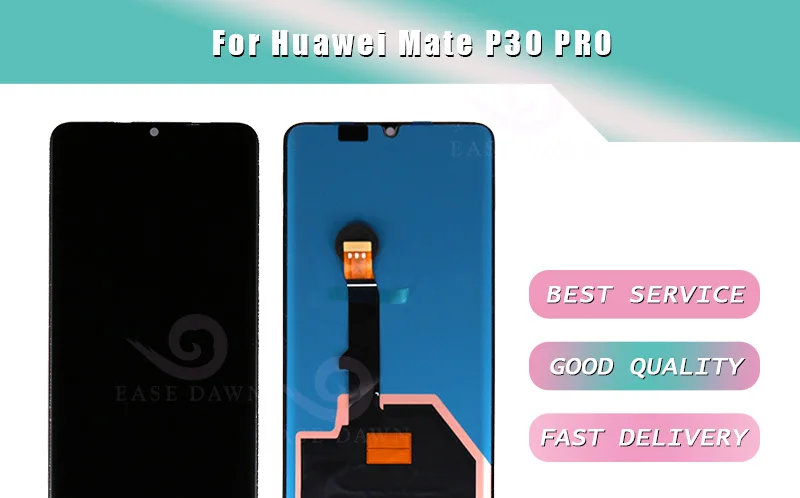 Для huawei P30 PRO ЖК-дисплей AMOLED ЖК-экран+ сенсорная панель дигитайзер сборка для huawei дисплей