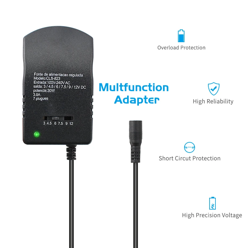 AC DC Adjustable USB Power Supply 220V 12V Switching Power Adapter 12V 9V 2A 3A 30W Multi Voltage Transformer 5V For LED Strip power adapter