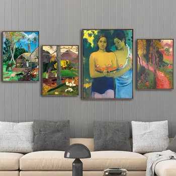 

Home Decoration Print Canvas Art Wall Pictures Poster Canvas Printings Paintings French Paul Gauguin A Woman on The Beach