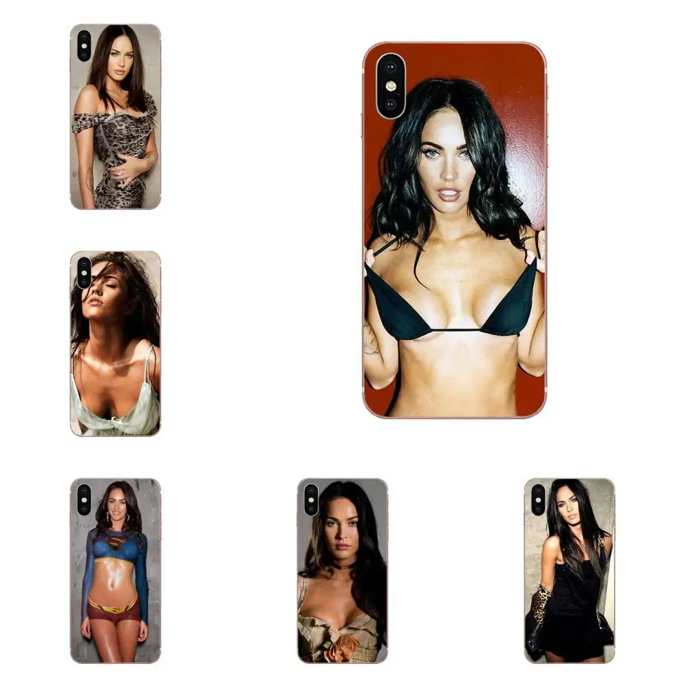 

Sexy Megan Fox For Huawei Honor Nova Note 5 5I 8A 8X 10 Pro 9X For Moto G G2 G3 G4 G5 G6 G7 Plus Rubber Soft Phone Case