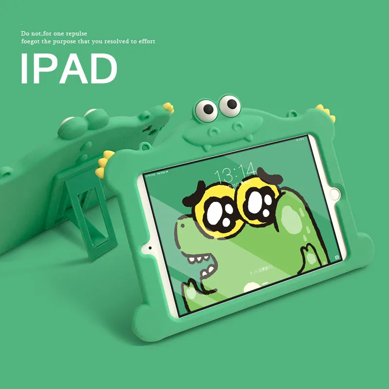 

Kids Cartoon Cover for IPad Mini 1 2 3 4 5 Case 2018 2017 Pro 9.7 10.5 Air 1 2 Tablet Case Silicon Stand Shell Funda Cover Case