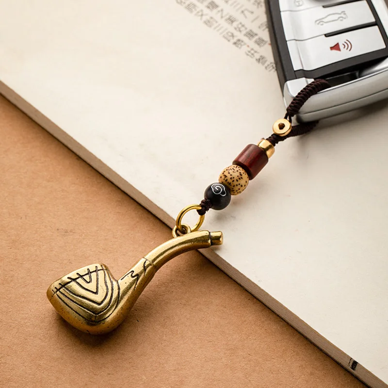  Tobacco Pipe Keyrings Pendants  (7)