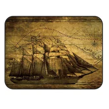 CHARMHOME мягкий ковер Противоскользящий ковер винтажный дорожный ковер с картой для гостиной коврик для домашнего декора