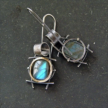 

Vintage 2020 Round Earrings For Women Big Boho Ethnic Resin Long Drop Earrings Brincos New Fashion Female Wedding Jewelry