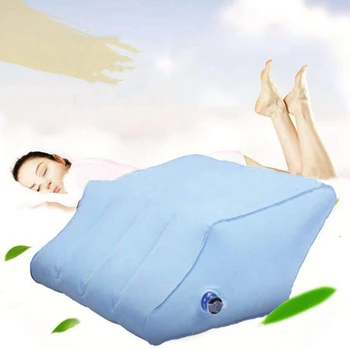 

Soft Wedge Inflatable Leg Pillow Rest Pillow Cushion Lightweight Portable Knee Pillow Pregnant Woman Foot Lift