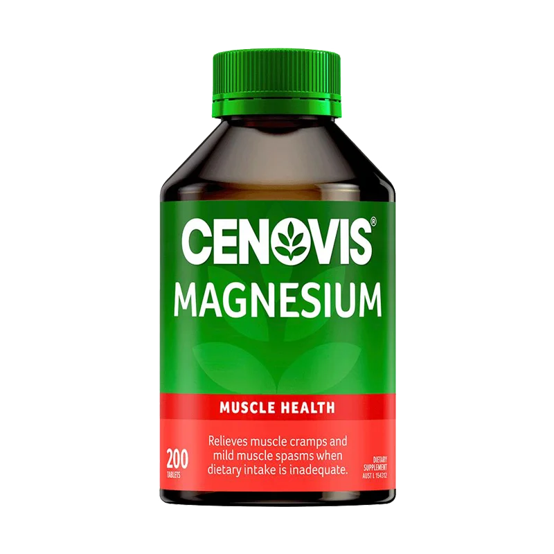 

Cenovis Magnesium Supplement 200 Tablets/Bottle Free Shipping