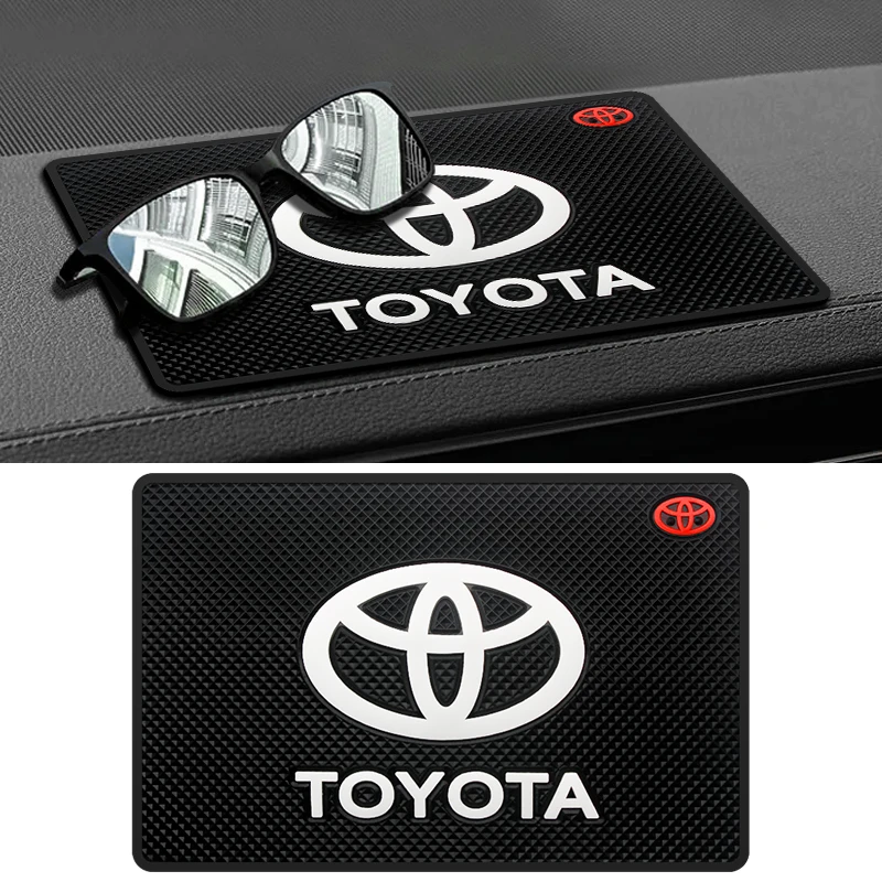 Car Anti Slip Mat PVC Dashboard Phone Holder Non-Slip Sticky Pad For Toyota RAV4 Camry Highlander Prado Prius Yaris Corolla Vitz |