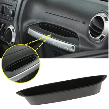 

GrabTray Passenger Storage for 2011-2018 Jeep Wrangler JK JKU Tray Organizer Grab Handle Storage Box Black