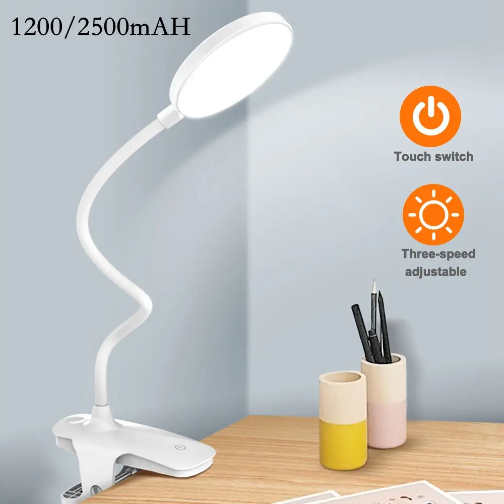 

Flexo Printing Table Lamp LED Table Lamp Clip Study Lamp Magnifying Glass Gooseneck Desktop USB Table Lamp Charging