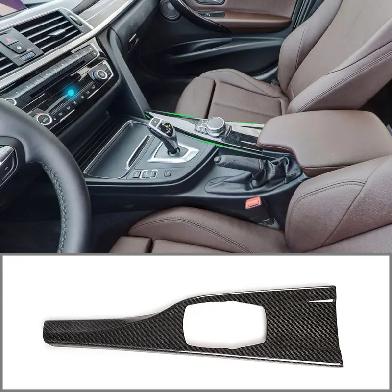 

Real Carbon Fiber Car Central Control Multifunctional Panel, Protective Cover For BMW 3 Series 2013-2019 RHD Car Accessories