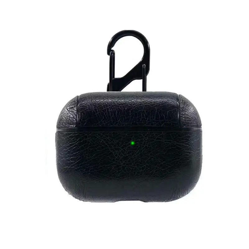 01 Кожаный чехол для AirPods Pro с брелком для ключей, противоударный чехол для AirPods 3, чехол для наушников, беспроводной Bluetooth Air pods - Цвет: 01
