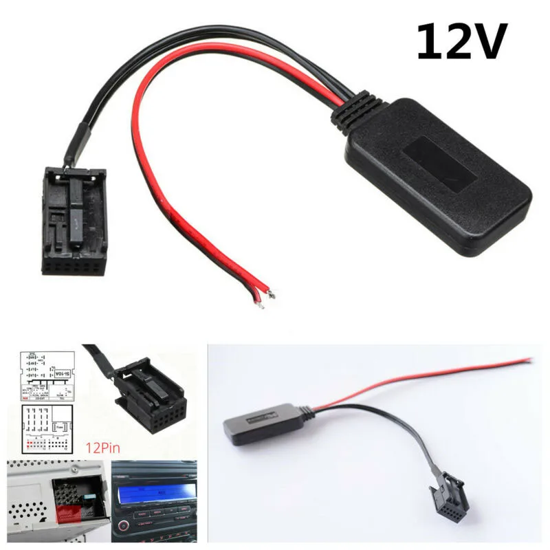Разъем Bluetooth адаптер кабель для Ford Focus Mk2 беспроводной аудио 12В C MAX Mk1|Кабели и