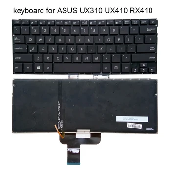 

US LA Replacement keyboards UX310U for ASUS Zenbook UX310 UA UQ RX310 UX410 UA UQ UX410U English Latin black Backlight keyboard