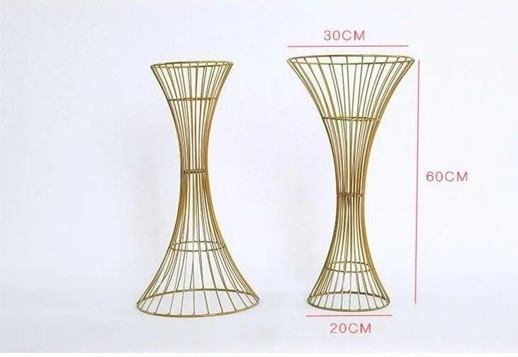 10pcs) Gold Metal Flower Stand Centerpiece Decorations Centerpiece Wedding Flowers Centerpie senyu1802