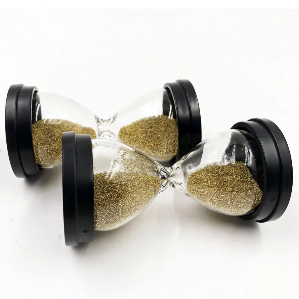 30 Seconds Round Plastic Sand Timer Hourglass For Kid Reading Game Playing