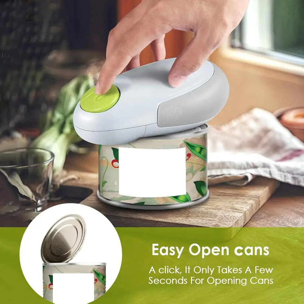 Electric Can Opener Handheld Automatic Bottle Opener Jar Can Tin Touch No  Sharp Edges High Power Opener Can Kitchen Acessories - AliExpress