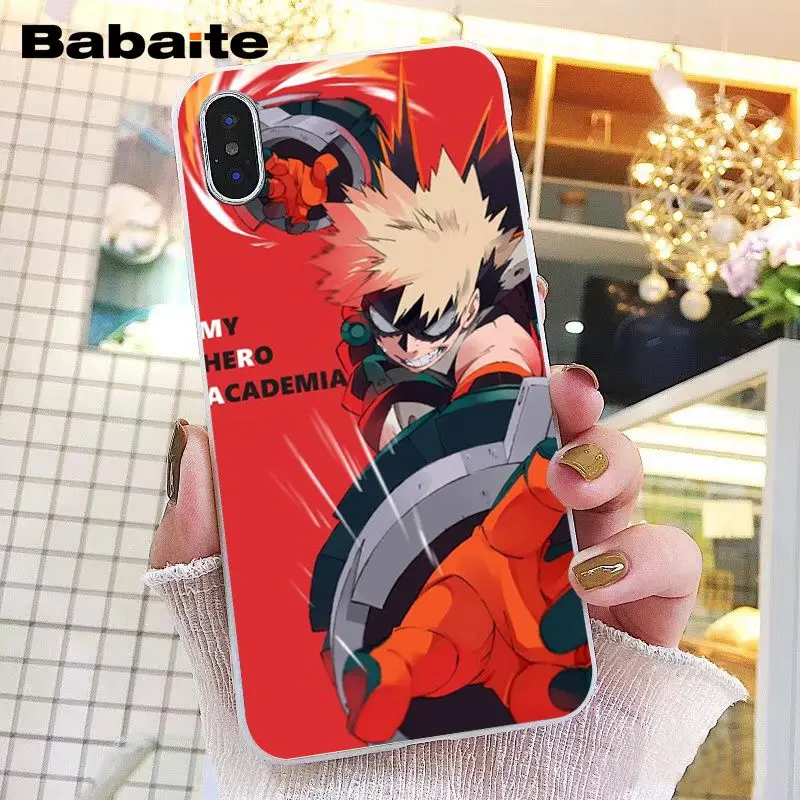 A12 Babaite аниме My Hero Academy deku bakugou Boku no Hero чехол для телефона iPhone XR 11 Pro Max XS MAX 8 7 6 6S Plus X 5 5S SE - Цвет: A12
