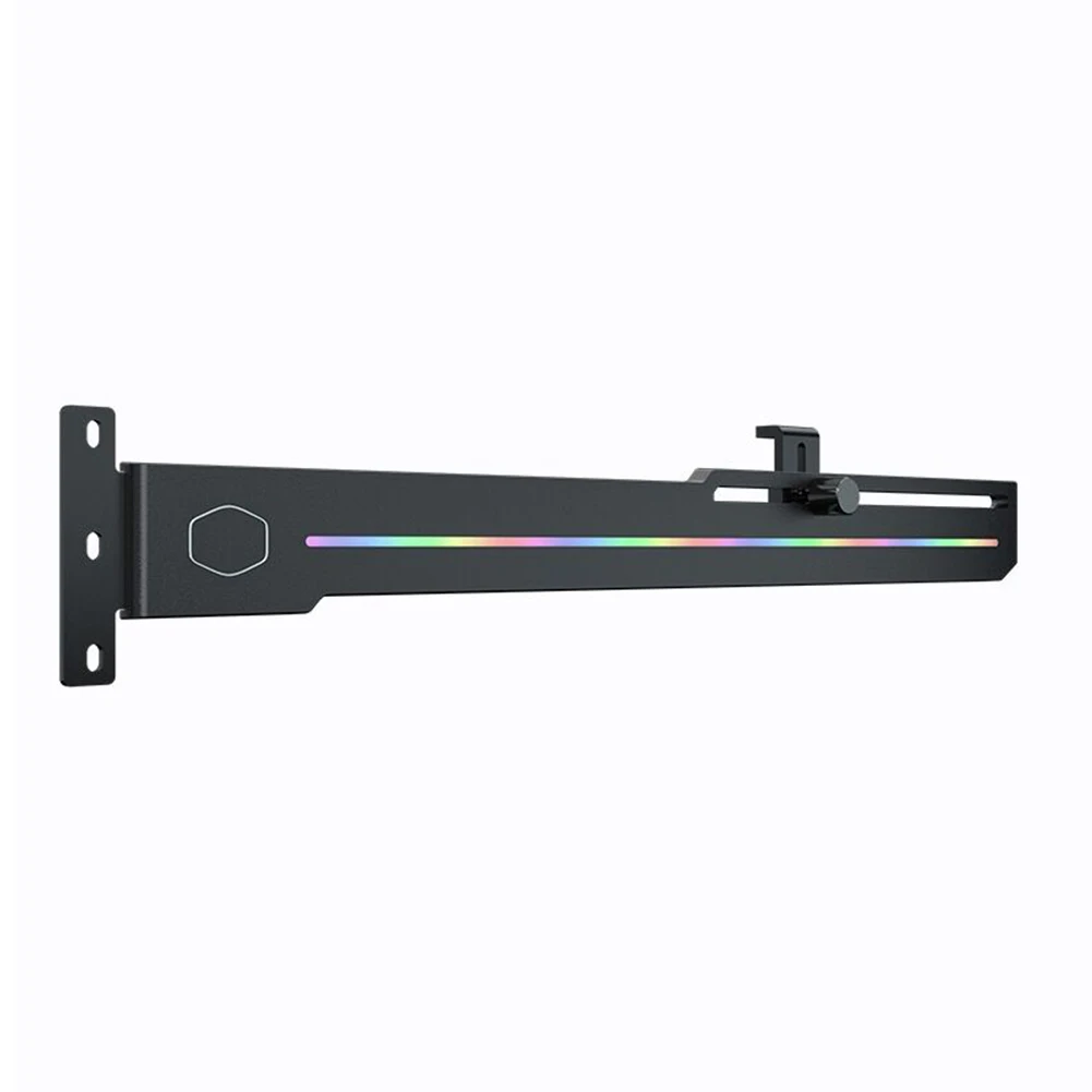 ARGB светодиодный GPU держатель Регулируемый Длина высотой 3 Pin адресуемых RGB