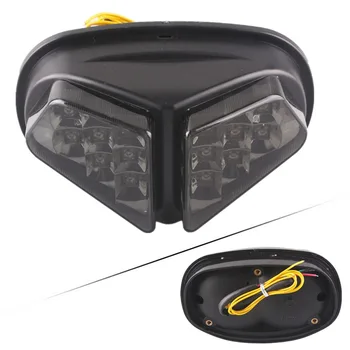 

Motorcycle LED Integrated Turn Signals Tail Light For Triumph Daytona 600 650 2004 2005 Smoke Motor Accessories Brake Lights