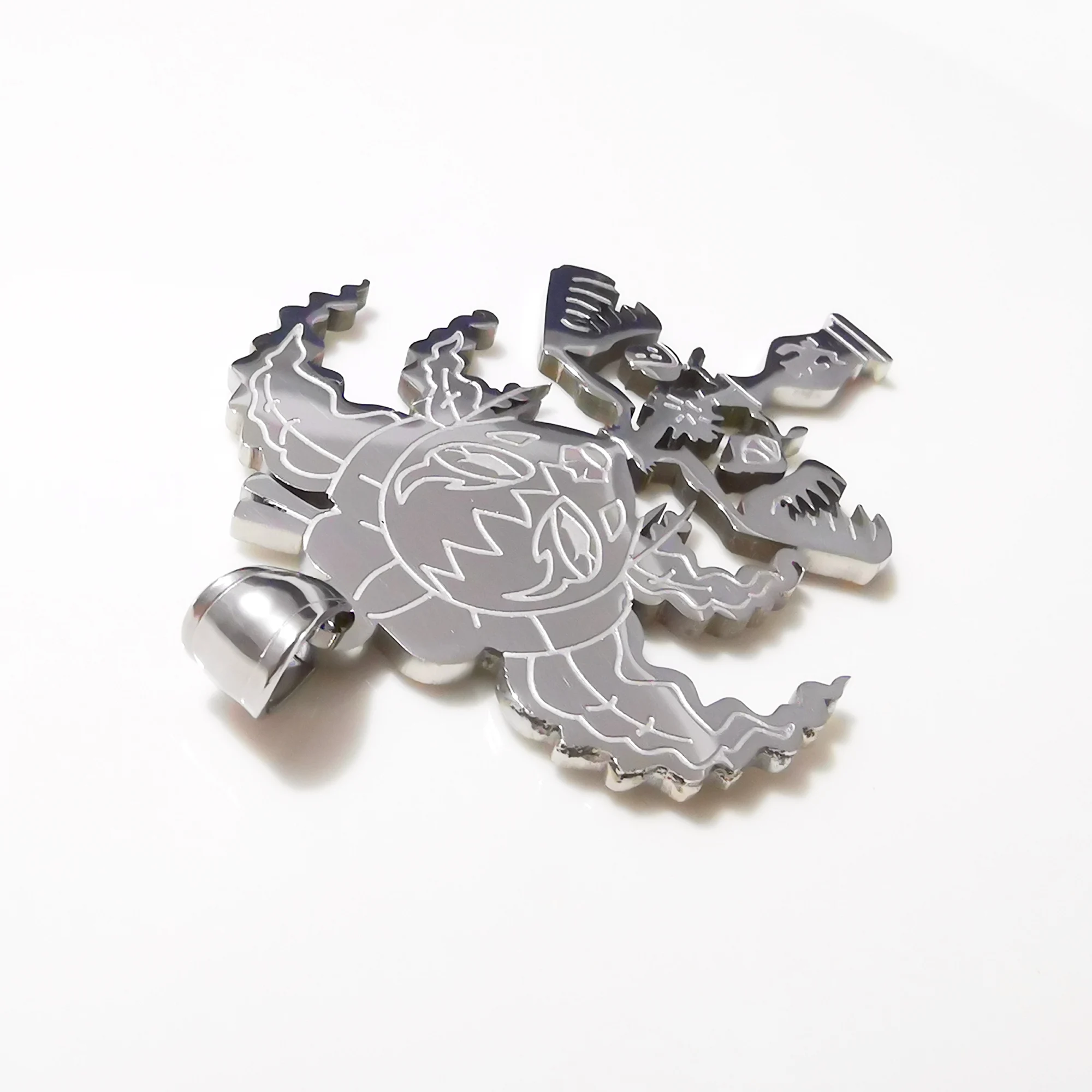 XMAS Gifts Mens Pendant Juggalo Yum Charms Stainless steel ICP Hatchetman Necklace Chain Silverr 4