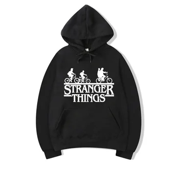 

New Men's Hoodie Sweatshirt Fashion Double-sided Letter Print STRANGER THINGS Hoodie Men or Women Sweater Spring or Autumn wear
