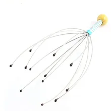 Стимуляция волос и снятие стресса ручной массаж головы Tingler кожи головы Массажеры стальной проволоки головы Массажер для глубокого расслабления