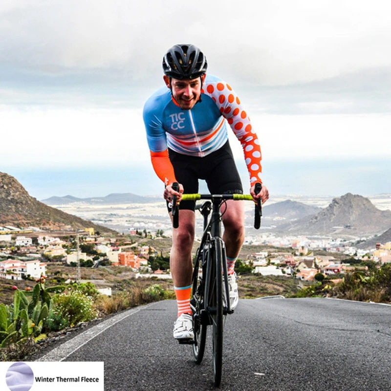 Мужская велосипедная ticcc командная одежда зимняя кашемировая теплая наружная Толстовка maillot ciclismo - Цвет: Winter cashmere