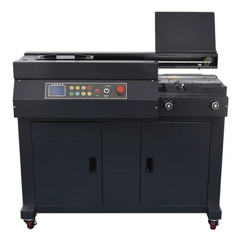 

A4 Automatic Glue Book Binder Glue Binding Machine 310mm*55mm Perfect Binder File Financial Electric Binder Booklet 1000W Power