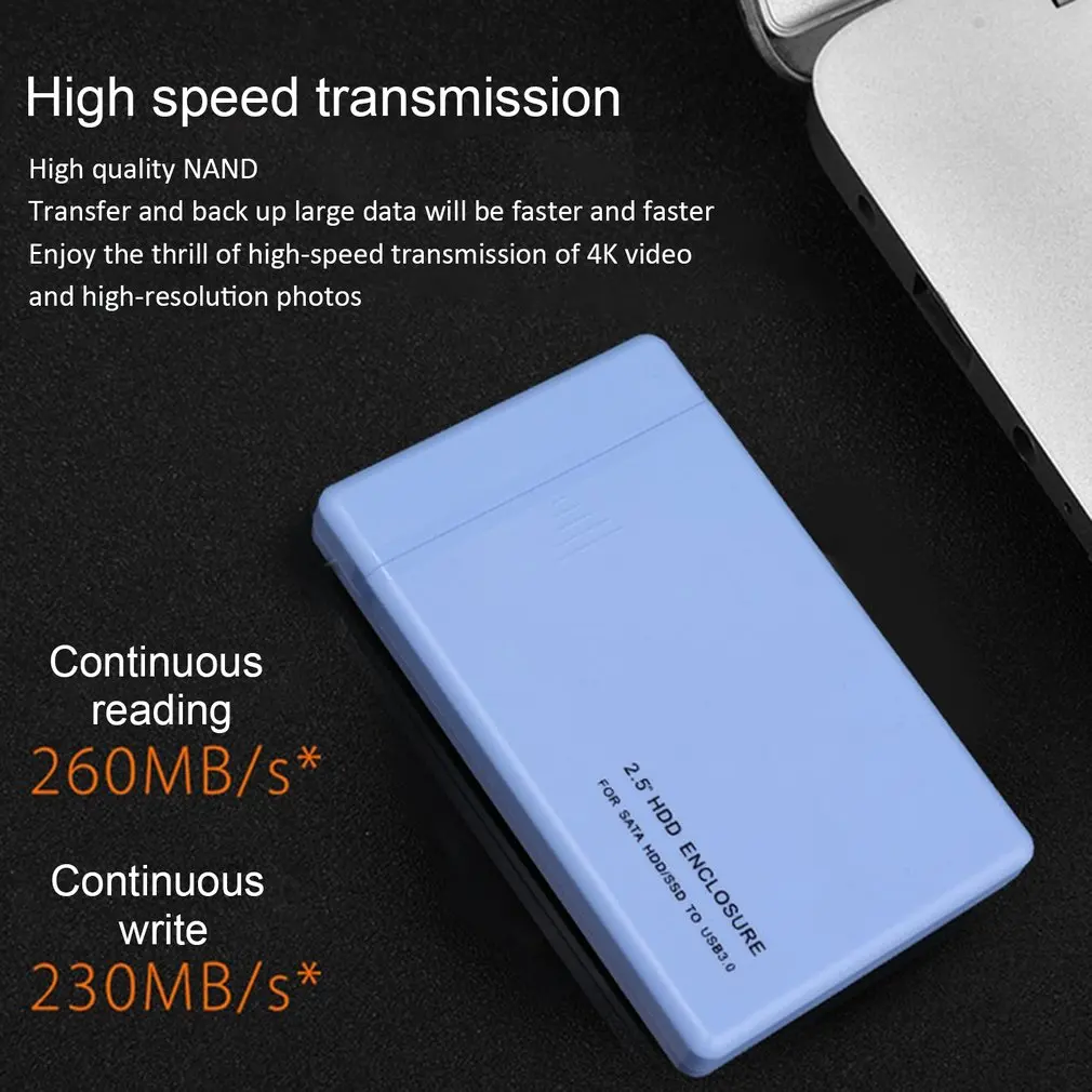 Внешний жесткий диск 2,5 "USB3.0 SATA3.0 мобильный жесткий диск высокоскоростной жесткий диск 6 Гбит/с жесткий диск внешний жесткий диск