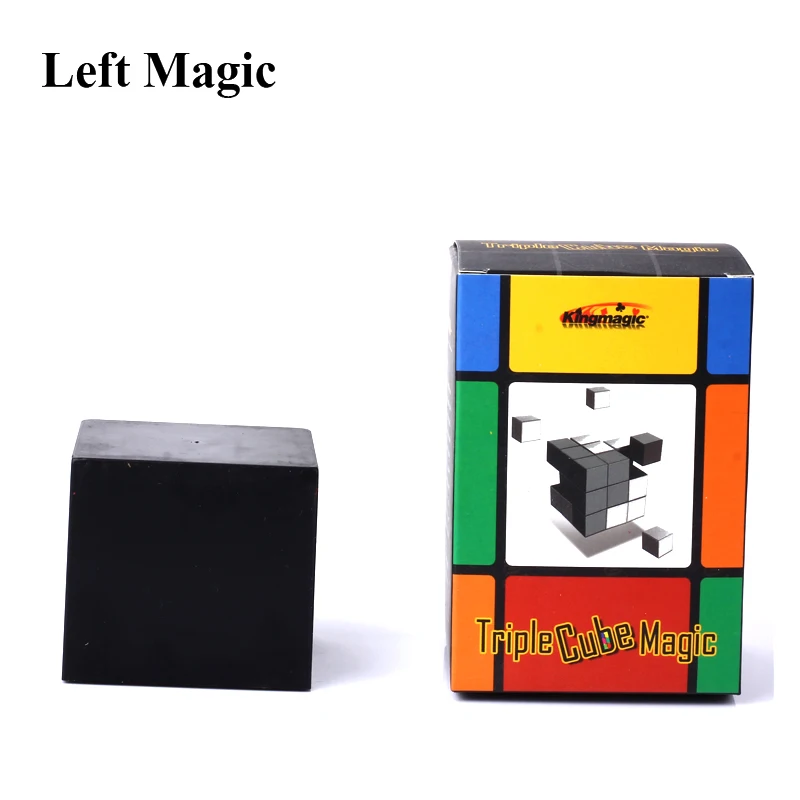Тройной кубик Diko магический реквизит волшебный куб Магическая Иллюзия исчезнуть игрушки трюки G8018