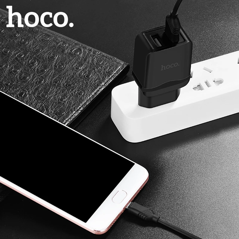 HOCO C33A 54 шт./лот 5 в 2.4A USB зарядное устройство для iPhone 11 Xs Max ЕС вилка настенное зарядное устройство адаптер для samsung Xiaomi huawei