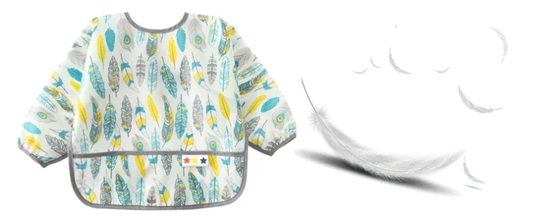 Детский нагрудник; Модная одежда для младенцев; шарф для малышей; халат с длинными рукавами; водонепроницаемый комбинезон; аксессуары для кормления младенцев