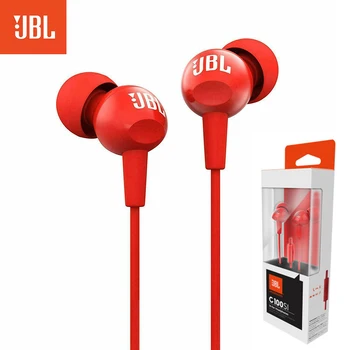 

NEW JBL C100SI In-Ear Stereo Earphones With Headset for Calling Apple Android Phone Universal Game Earbuds With Microphone