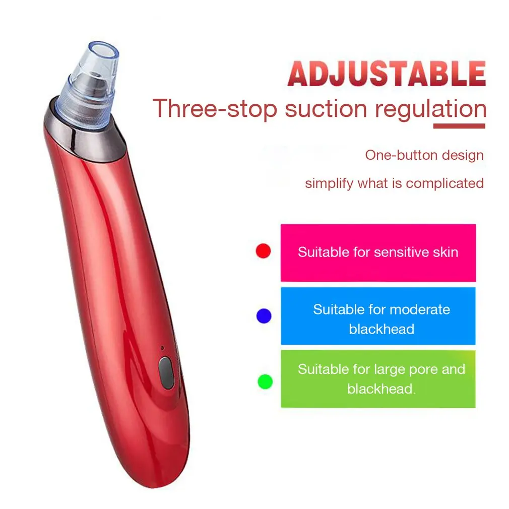 

Household Vacuum Blackhead Sunction Device Handheld Small Bubble Machine Portable Pore Cleaner Blackhead Insrument