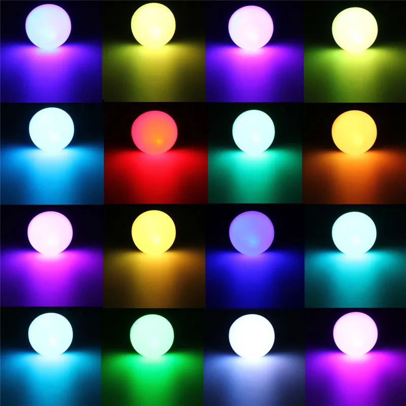 20W E27 RGB Color Changing LED Bulb Spot Flood Light Lamp Home Energy Saving Lamp 85-265V with Remote Dropshipping - Испускаемый цвет: RGB