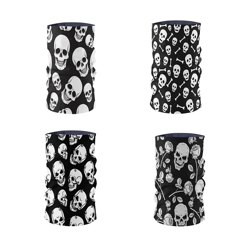 

3D Multifunction Magic headbands Individual Sublimation outdoor Polyester skull bandanas Neck Warmer headwear Custo