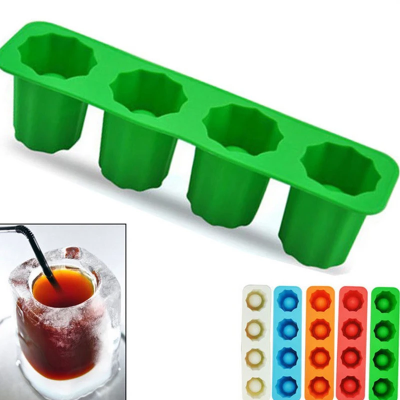 Summer Ice Cube Tray Cup Mold Makes Shot Glasses Ice Mould Novelty Gifts Ice Tray Summer Ice Shot Mold C1286 d