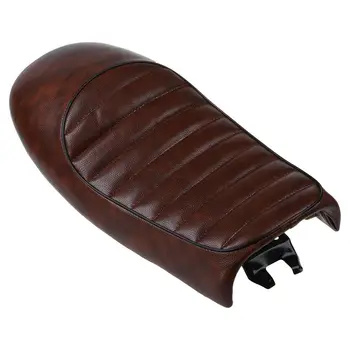 

Brown Retro Vintage Motorcycle Seat Saddle Cover Hump Cafe Racer For Honda