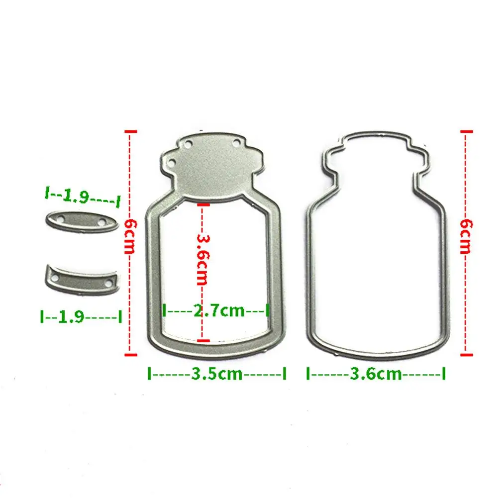 Mini Shake Card Drift Bottle Embossing из углеродистой стали|Вырубные штампы| |