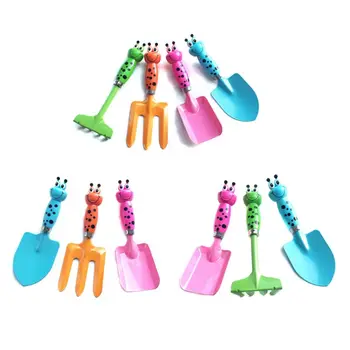 

3/4 Pcs Mini Harrow Shovel Rake Gardening Tools Set Plants Flower Pot Maintenance
